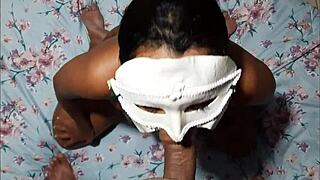 he devours the fuck doll's tight ass with monster cock hunger