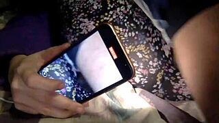 hey hubby watch this trainer stretch my wet pussy hard then creampie it