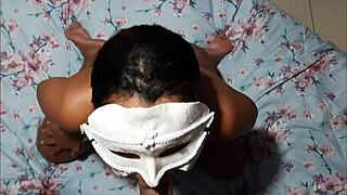 he devours the fuck doll's tight ass with monster cock hunger