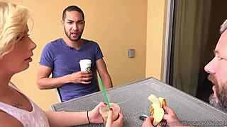 Cindy Lou Turns Hubby Into Cum Eating Cuckold With Interracial