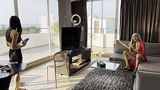 legacy mess, stylish horny ladyboy, fuck your client candy with that big cock