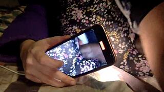 hey hubby watch this trainer stretch my wet pussy hard then creampie it