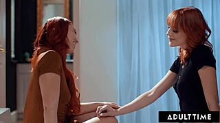 aidra fox tempts kenna james into steamy lesbian pussy licking