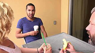 Cindy Lou Turns Hubby Into Cum Eating Cuckold With Interracial