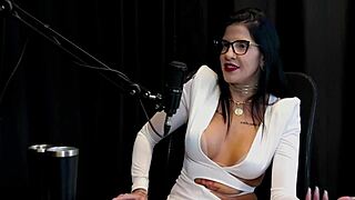 Leticia Braga shows client friend in sheer red panties takes it serious photos