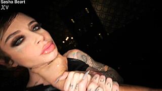 Skinny Slut Sasha Beart Endures Pussy to Anal Rimjob ATM Facial