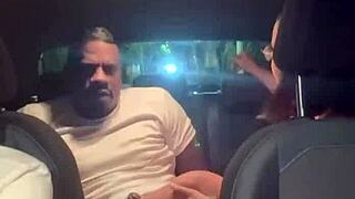 hot japanese tempts public uber ride fuck