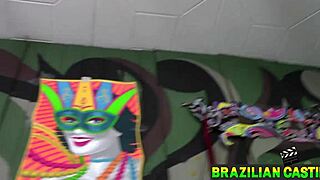 Brazilian carnival turns into wild orgy with Ariella Ferraz!
