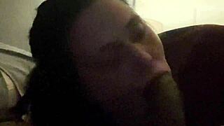 Milf Midget Deepthroats Big Cock with Ball Licking Passion