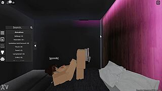 gf's sneaky roblox footjob tease gets feet pumping