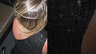 a moema swallows cum at swingers house as husband kisses her cumfilled mouth