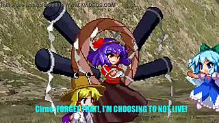 suika and cirno futanari choice in touhou parody