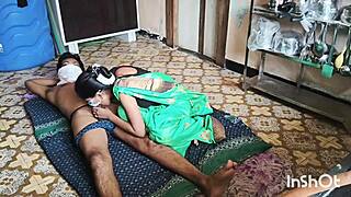 Village beauty Shivani dazzles in green saree