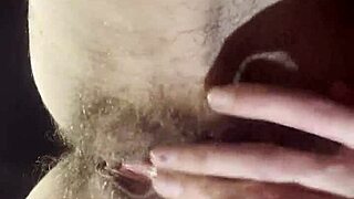 Teacher Fingers Dripping Hairy Pussy to Orgasm