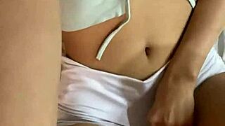 colombian alexia bogota sends bold athletic pussy fingering clip