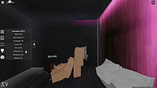 gf's sneaky roblox footjob tease gets feet pumping
