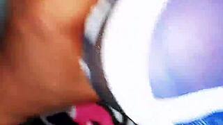 sexyrita milf rides big bbc cock in wet bathroom uncensored fun