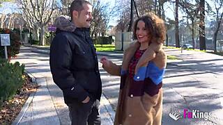 Street Dare: Strangers Slam Pornstar Elena De La Vega's Holes!