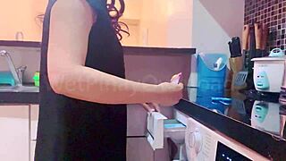 pov wet schoolgirl in uniform washes up after shooting amateur porn vids lol