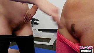 Lesbian Workout Turns Alix Lovell into Pussy Licking Frenzy!