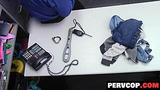 Dumb Shoplifter Bitch Bent Over And Dominated By Guard!