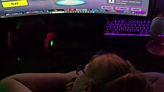 gamer girl squirts hard on bbc monster cock after fortnite loss stress relief!