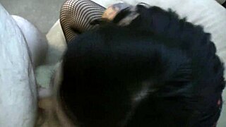 Lily lane in pantyhose auditions tight pussy fucks glass dildo sloppy blowjob swallow