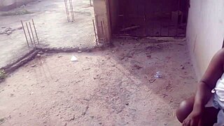 Wow! Bricklayer Neighbor's Monster Cock Pounds My Juicy Shaved Pussy In Unfinished Building!
