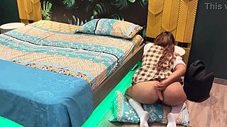 horny latina student ready for huge ass anal creampie pounding?