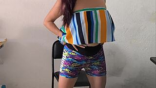 leaked video shows pretty babe shaking ass fully