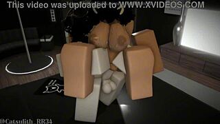 Caught busty friend in bed teaching her properly