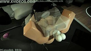 Caught busty friend in bed teaching her properly