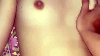 Skinny pinay student teases pussy rides cock screaming rough