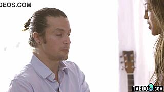 alexia anders kisses lead to big cock pounding