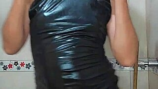Sexy Trans Babe Does Wild Things in Steamy Bathroom!