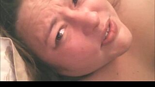 bbw babe's face twists in ecstasy during intense close-up orgasm