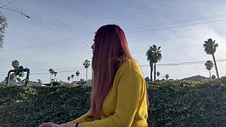 i enjoy my outdoor smoking session with long flowing hair