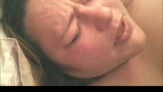 bbw babe's face twists in ecstasy during intense close-up orgasm