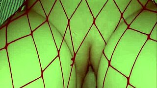 Soft petite redhead's tight pussy devours massive dildo in closeup solo play