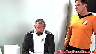 imagine lesbians licking on the us enterprise parody