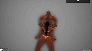 Big ass milf shey rides small cock iljah to orgasm cumshot