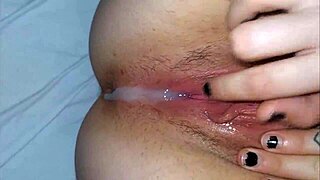 Azulhad4's Argentine Pussy Gets Spectacular Creampie Cumshot