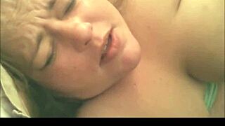 bbw babe's face twists in ecstasy during intense close-up orgasm