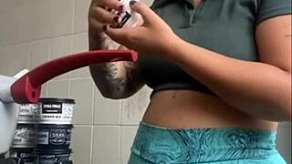 flashing my swollen big pussy lips