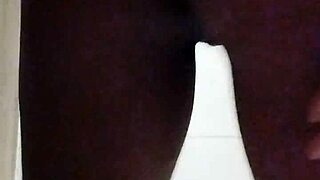 boldly flashing pregnant tits in shopping bathroom
