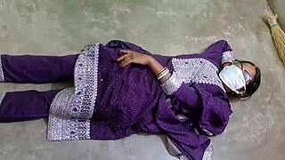 real passionate sex with girlfriend in lush garden