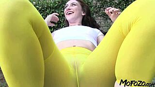 Horny College Girl Fucks Yoga Instructor Deep and Hard