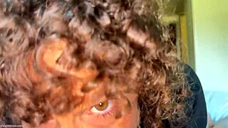 your vacation maid gives joi footjob in pantyhose on holiday