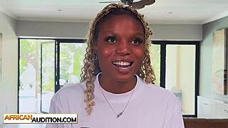 sawadi jones' big ebony ass pounded rough after casting