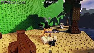 roblox noobs battle fiercely in epic pixel fight